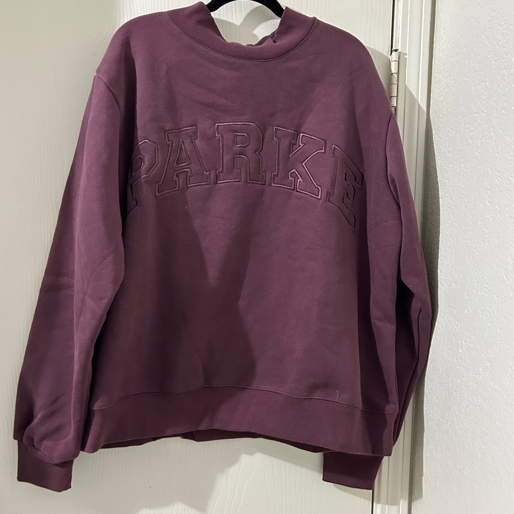 Parker Women's Purple Sweatshirt